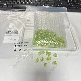 120 pcs 8 styles perles de verre transparentes, cuisson des peintures, formes mixtes