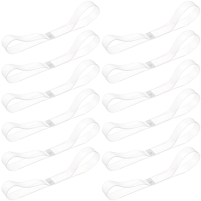 20шт. прозрачные силиконовые шнурки, ремешок для обуви с защитой от провисания для высоких каблуков