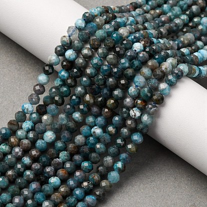 Природного апатита нитей бисера, граненые, круглые