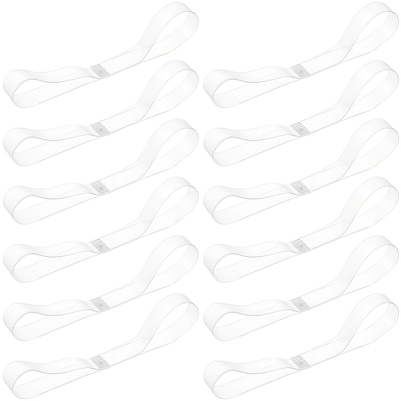 20шт. прозрачные силиконовые шнурки, ремешок для обуви с защитой от провисания для высоких каблуков
