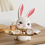 Керамические фигурки кроликов на подносе, Хранение ключей для входных ювелирных изделий для украшения домашнего рабочего стола