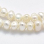 Natural Cultured Freshwater Pearl Beads Strands, Potato