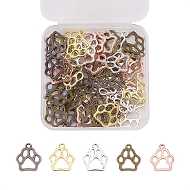 Подвески из сплава , без кадмия и без свинца, печать медвежьей лапы