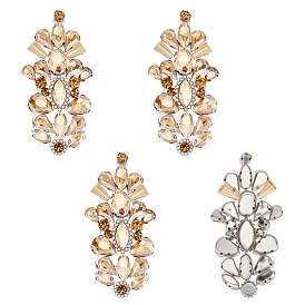 4шт. страз для вышивания, нитки для термоклея, стразы для пришивания/приклеивания утюгом, аппликации из ткани