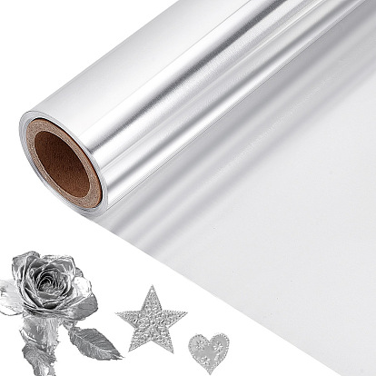 Рулон алюминиевой фольги для рукоделия, росписи и тиснения.