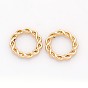 Nickel Free & Lead Free Alloy Linking Rings, Long-Lasting Plated, 15x2mm, Hole: 9mm