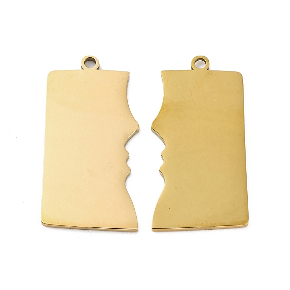 201 подвески из нержавеющей стали, прямоугольный шарм