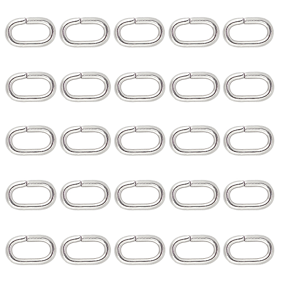 Овальные железные открытые прыжковые кольца