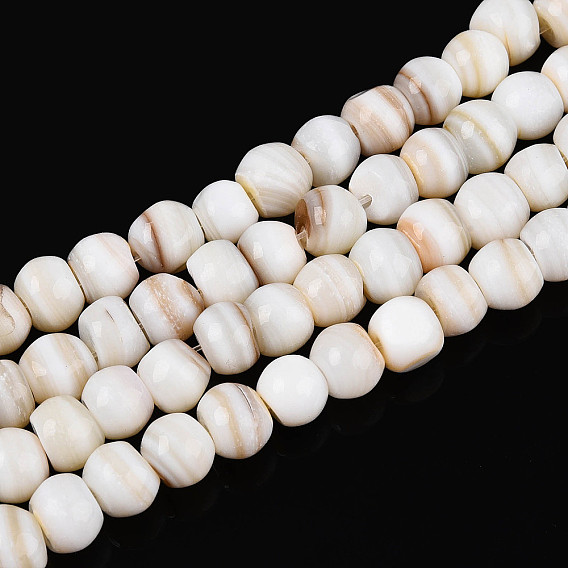 Естественных пресноводных оболочки бисер нитей, рондель