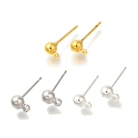 Серьга-гвоздик из латуни, без кадмия и без свинца, долговечный