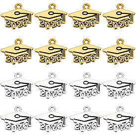 100шт. 2 цвета, выпускной сезон, тибетский стиль, подвески из цинкового сплава, шляпа с 2026