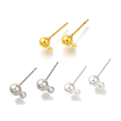 Серьга-гвоздик из латуни, без кадмия и без свинца, долговечный