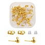 DIY Earring Making Kits, 70Pcs Plastic & Iron Ear Nuts, 20Pcs Iron Ball Stud Earring Findings
