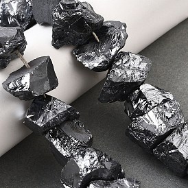 Терагерц каменные бусы пряди, необработанный грубый камень, самородки