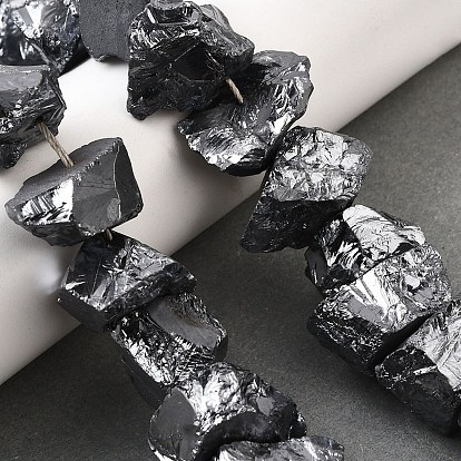 Терагерц каменные бусы пряди, необработанный грубый камень, самородки