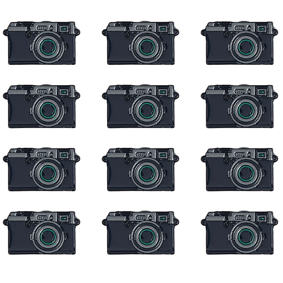 20шт. эмалированные значки для камер, булавки для лацканов из сплава для одежды рюкзака