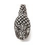 Tibetan Style 304 Stainless Steel Pendants, Teardrop