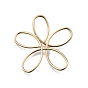 Латунные подвески, без кадмия, без никеля и без свинца, цветок