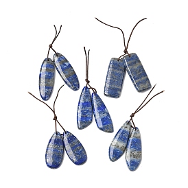 Природный лазурит подвески