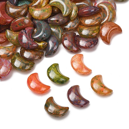 Handmade Lampwork Beads, Moon