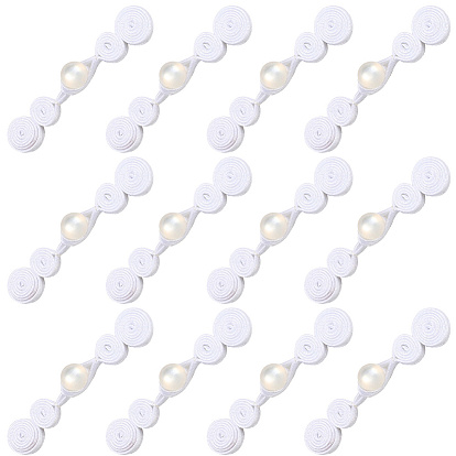 12 Пряжка из полиэфирной смолы для китайского торжественного платья-ципао