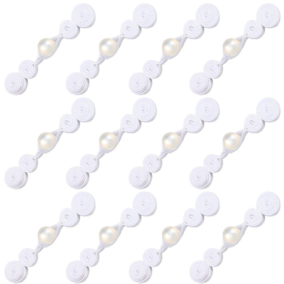 12 Пряжка из полиэфирной смолы для китайского торжественного платья-ципао