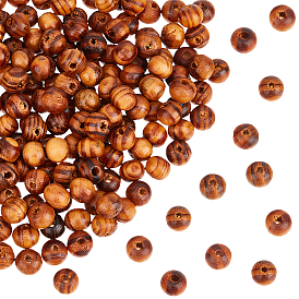 Природных шарики древесины, окрашенные, круглые, без свинца