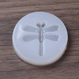 DIY Dragonfly Food Grade Silhouette Silicone Molds, Resin Casting Molds, for UV Resin, Epoxy Resin Jewelry Making