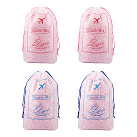 12шт 2 цвета макрофол полупрозрачный мешок с завязкой, пылезащитные пакеты для хранения, прямоугольные