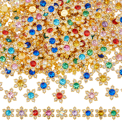 300шт. пластиковые кабошоны, цветок