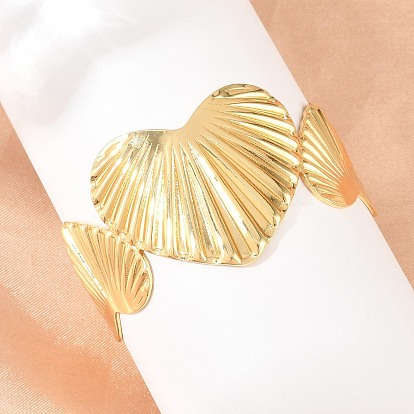 Brass Cuff Bangles for Women,  Heart, Cadmium Free & Lead Free, Long-Lasting Plated, Rack Plating