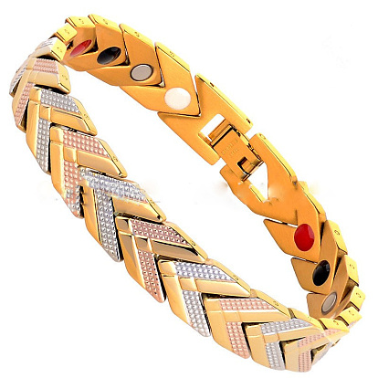 316 l браслеты из хирургической нержавеющей стали, стрелка, с магнитным