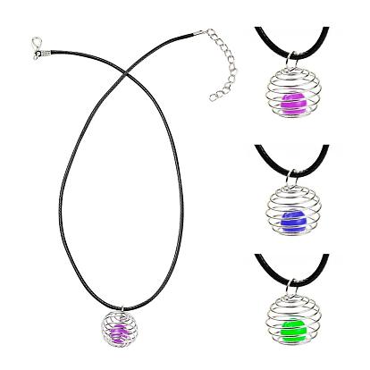 Iron Wire Pendants Set, with Mixed Silver Polishing Cloth