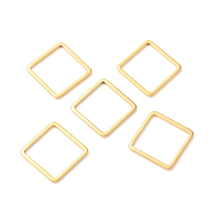 201 Stainless Steel Linking Rings, Square