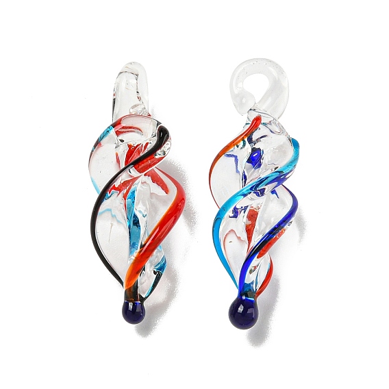 Подвески лэмпворк ручной работы, формы раковин