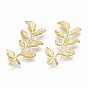 Brass Pendants, Nickel Free, Leafy Branches