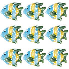 15шт. фарфоровые бусины ручной работы, рыба