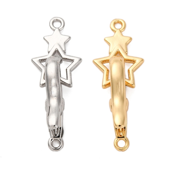 Латуни блокировки застежками, без кадмия, без никеля и без свинца, звезда