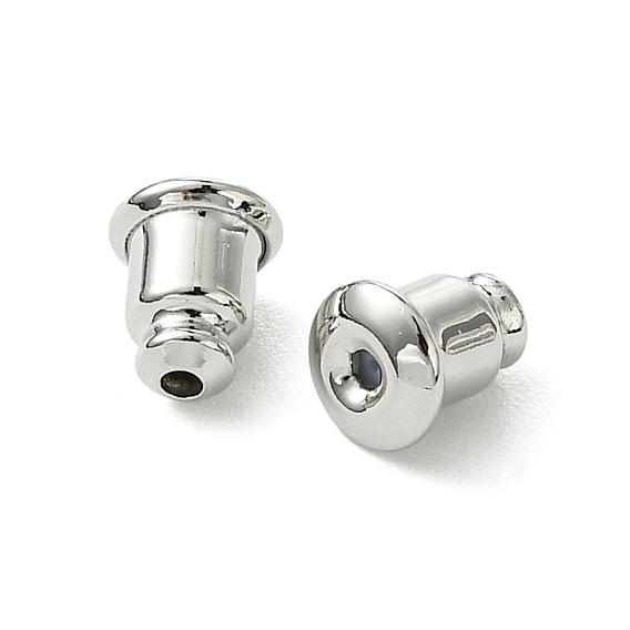 SHEGRACE Brass Ear Nuts, Bullet Earring Backs, Cadmium Free & Nickel Free & Lead Free