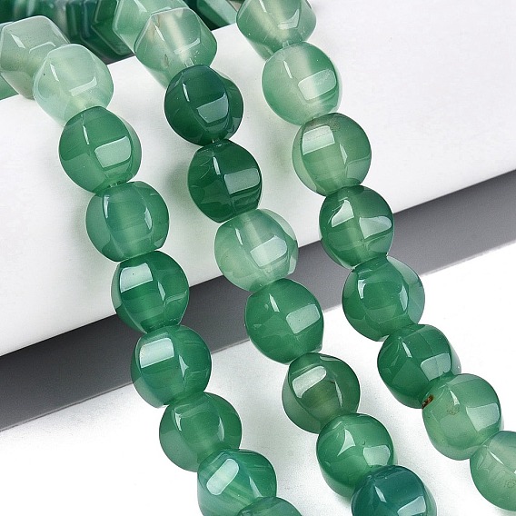 Природный агат бисер нитей, фонарь