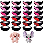 240Pcs 6 Styles Felt Craft Doll Mouth, for DIY Doll Toys Puppet Plush Animal Making