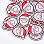 Printed Basswood Pendants, Father Christmas