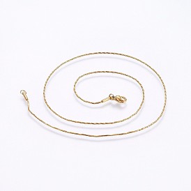 304 из нержавеющей стали цепи змея ожерелья, с карабин-лобстерами 