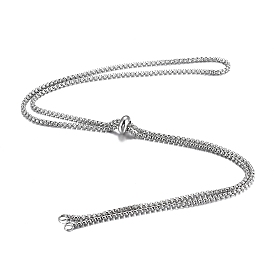 201 fabricación de collar deslizante de cadena de caja de acero inoxidable