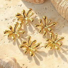 304 подвески из нержавеющей стали, цветочный шарм