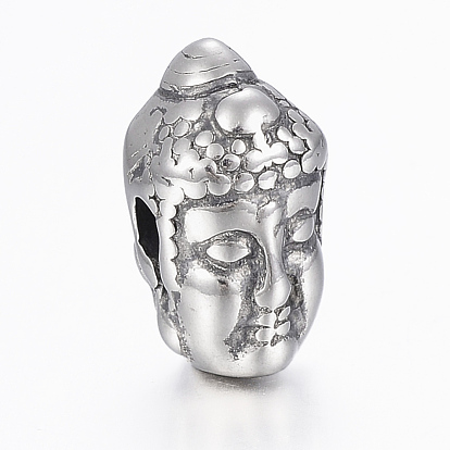 316 perles chirurgicales en acier inoxydable, Bouddha
