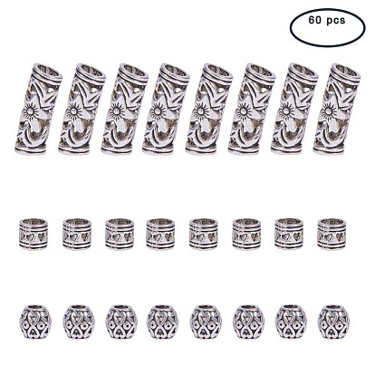 Сплавочные овальные бусины тибетского стиля 