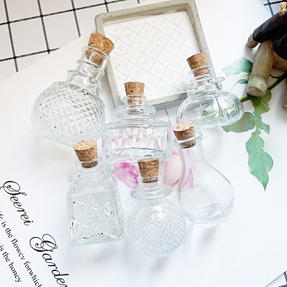 Стеклянная бутылка, для контейнеров для бус