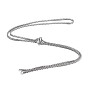 201 Stainless Steel Box Chain Slider Necklace Making
