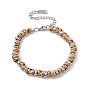 304 браслет из бисера из нержавеющей стали для женщин